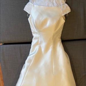 Wedding dress bridal size 10